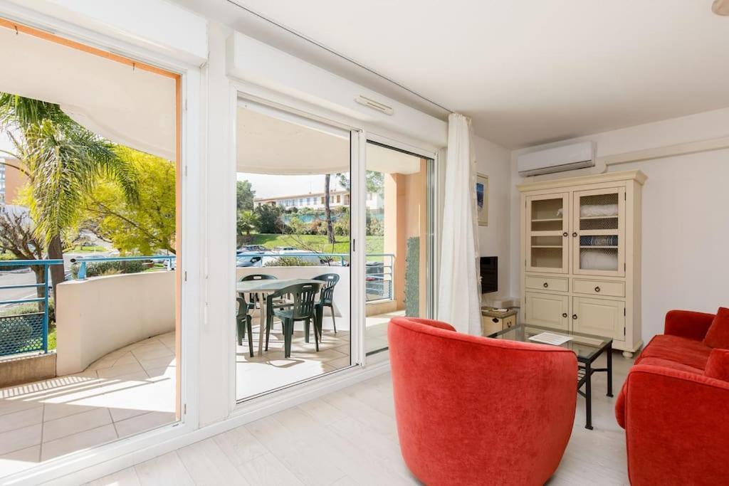 Domaine Des Palmiers - Piscine- Parking - Tennis - Clim Cannes Exteriör bild