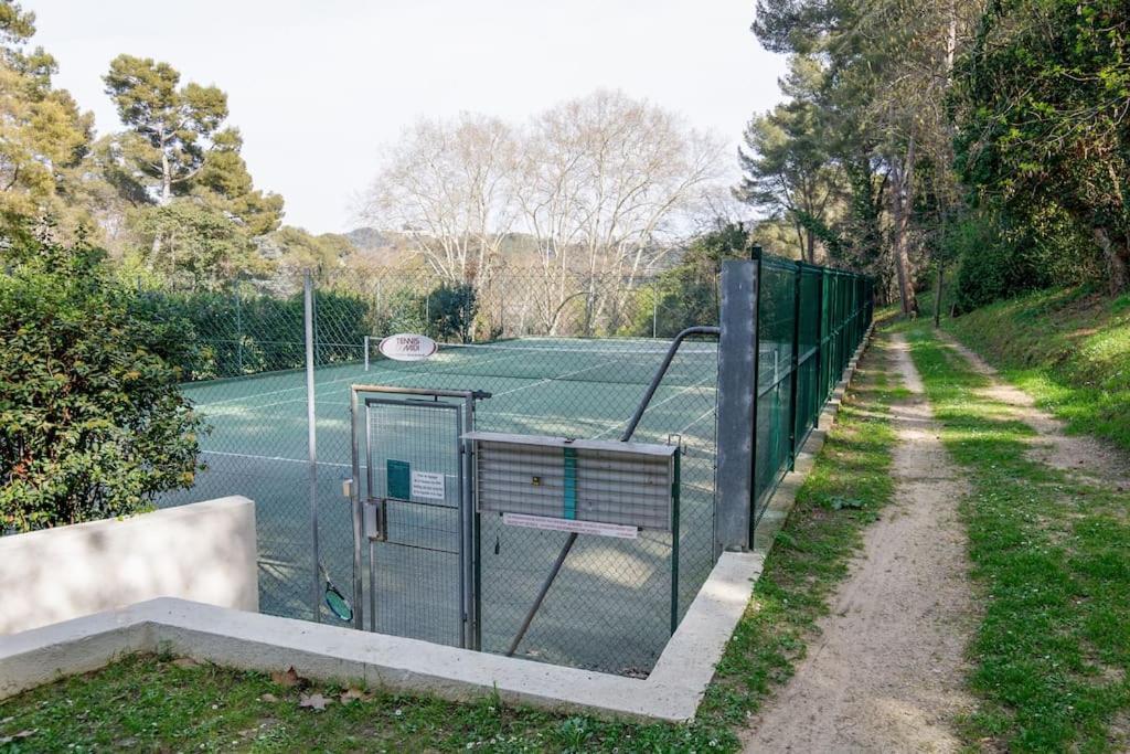 Domaine Des Palmiers - Piscine- Parking - Tennis - Clim Cannes Exteriör bild