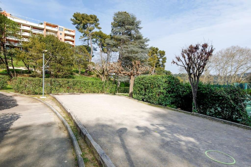 Domaine Des Palmiers - Piscine- Parking - Tennis - Clim Cannes Exteriör bild